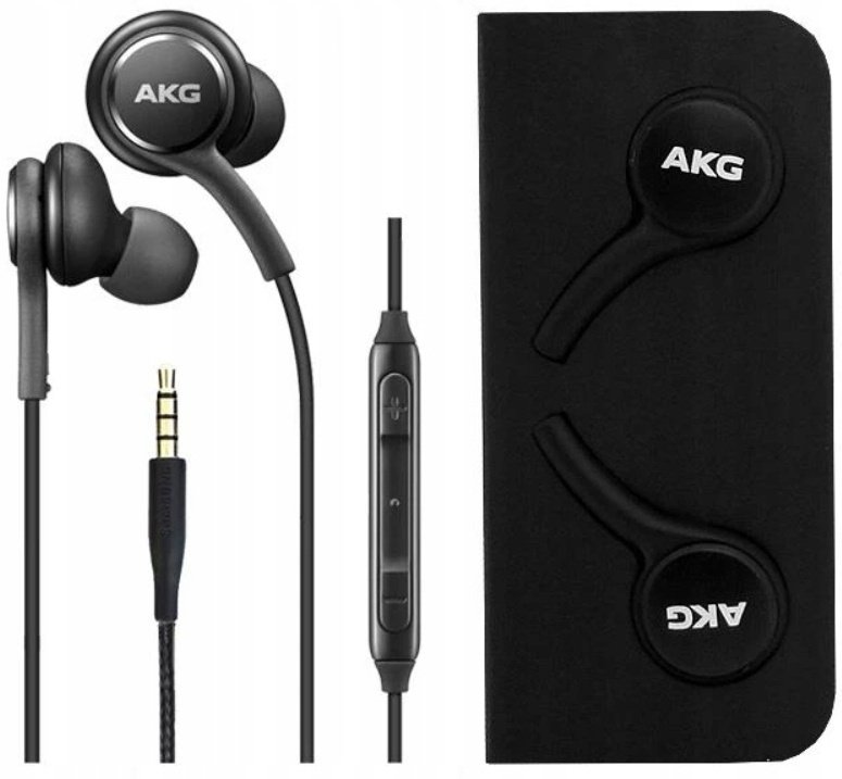 Słuchawki Samsung Słuchawki Dokanałowe Mini Jack 3.5MM AKG IG955 Czarne Przewodowe one size