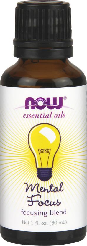 NOW Foods NOW Foods - Olejek Eteryczny, Mental Focus Oil, 30 ml
