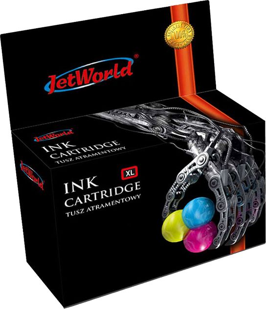 Tusz JetWorld Zgodny Tusz HP 304XL do HP DeskJet 2620 2630 3700 3720 3730 Trójkolorowy 20ml odnowiony (wskazuję poziom tuszu) JetWorld uniwersalny