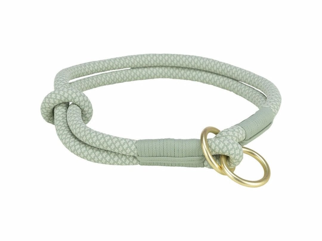 Obroże treningowe dla psów Trixie Soft Rope Kolor Zielony Mięta XS 25 cm