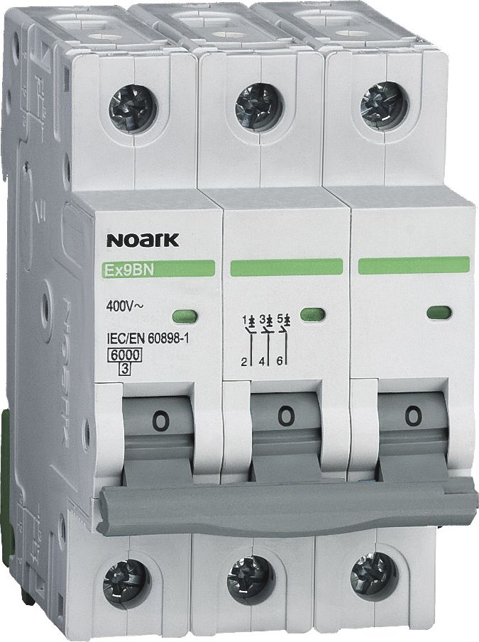Noark Wyłącznik nadprądowy 3P C 16A 6kA AC Ex9BN 100143