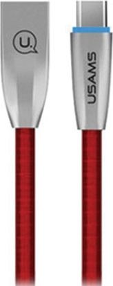 Kabel USB Usams USB-A - USB-C 1.2 m Czerwony (63813-uniw)