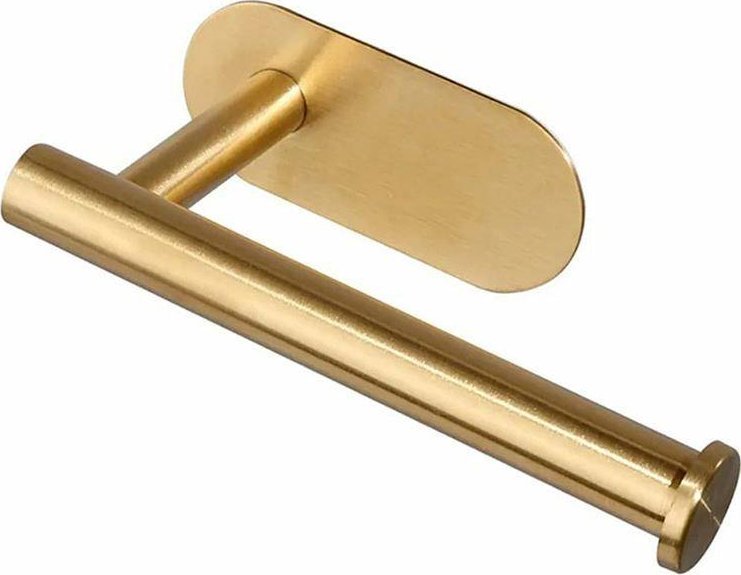 Aptel Samoprzylepny Uchwyt na Papier Toaletowy Łazienkowy złoty AG869B