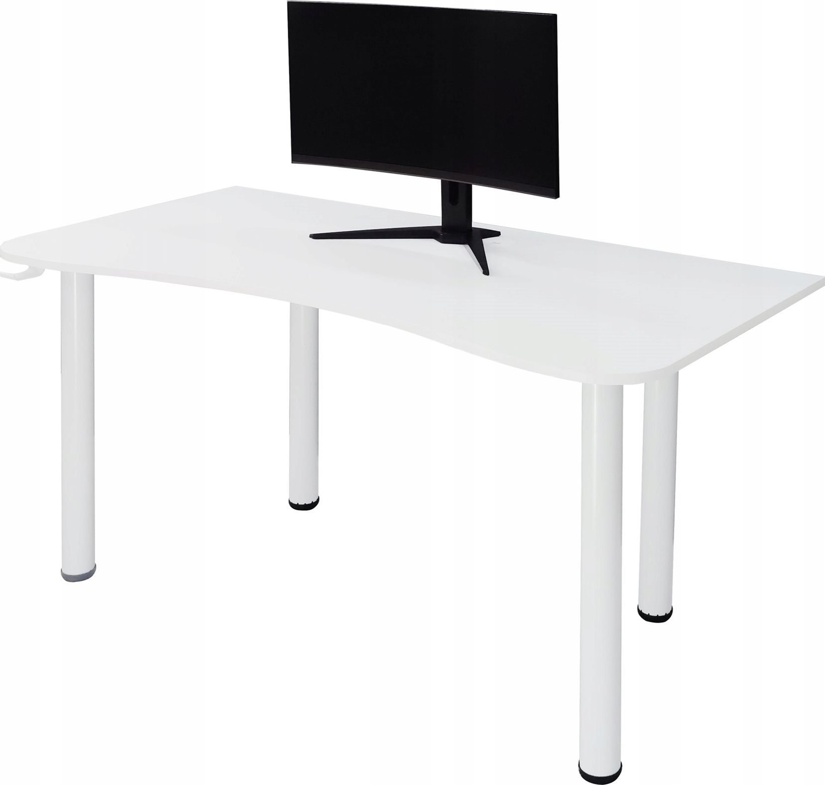 Biurko Zdesk 21312649 Białe 138 cmx68 cm