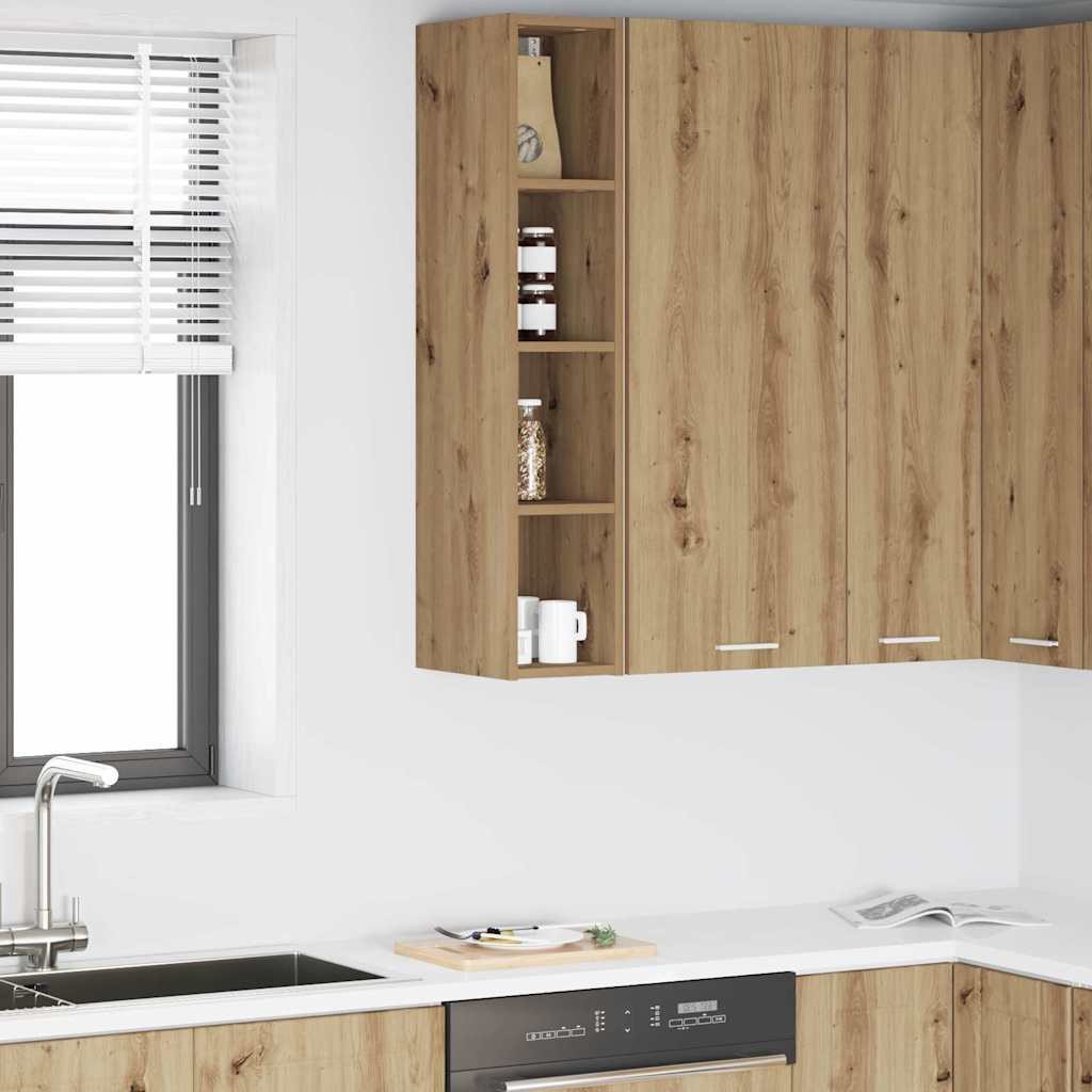 vidaXL Szafka wisząca Riga Dąb rzemieślniczy 20 x 29,5 x 100 cm