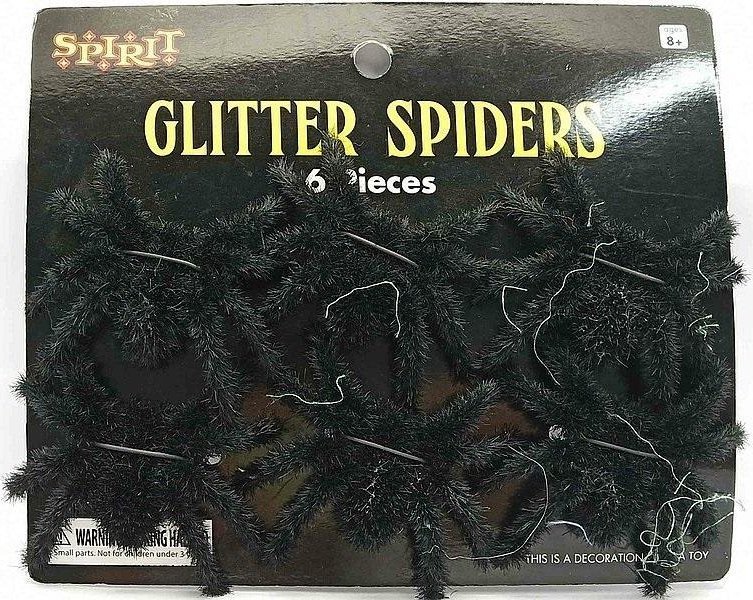 Włochate pająki 6szt
