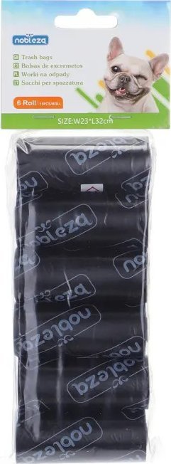 Nobleza 6-pak worków na śmieci z nadrukiem 6-pak worków na śmieci z nadrukiem