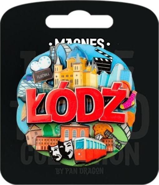 Pan Dragon Magnes I love Poland Łódź ILP-MAG-C-LOD-01