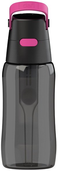 Butelka Filtrująca Dafi SOLID 0,5 Flamingowa Zbiornik Czarny Wkład