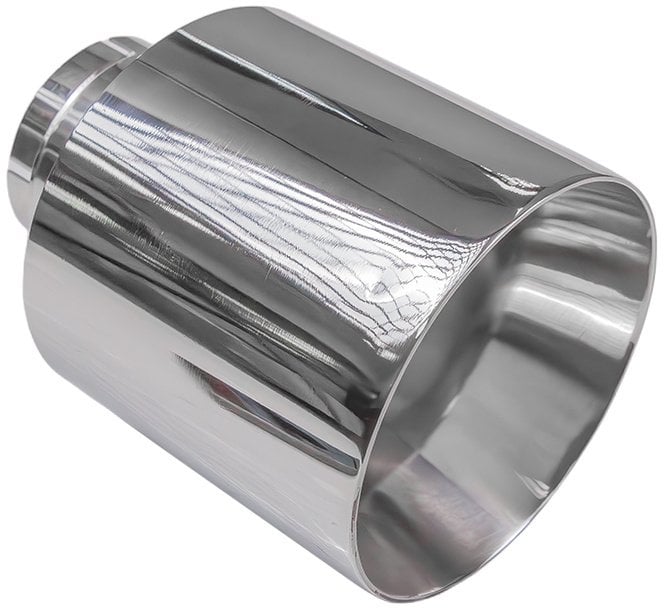 Końcówka tłumika 127mm wejście 67mm Polerowana