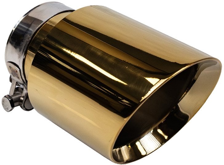 Końcówka tłumika 89mm wejście 76mm Gold