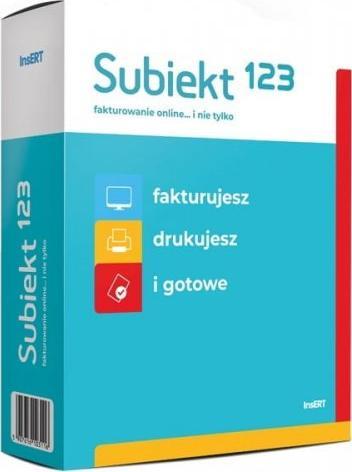 Program Insert Subiekt 123 pakiet podstawowy - licencja na 12 miesięcy
