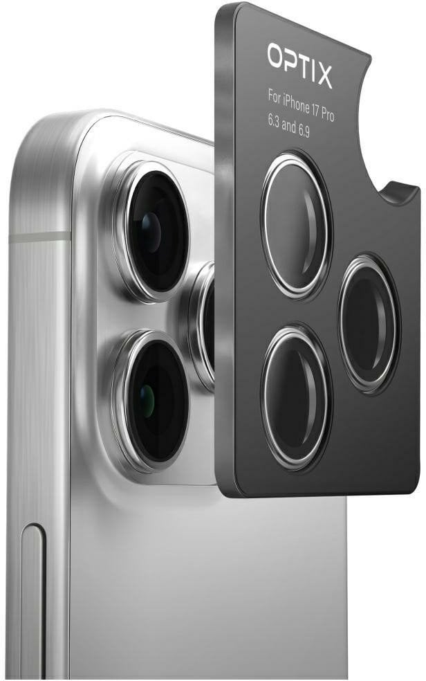 Szkło na obiektyw aparatu UNIQ Optix Aluminium Camera Lens Protector do Apple iPhone Air z aplikatorem niebieski