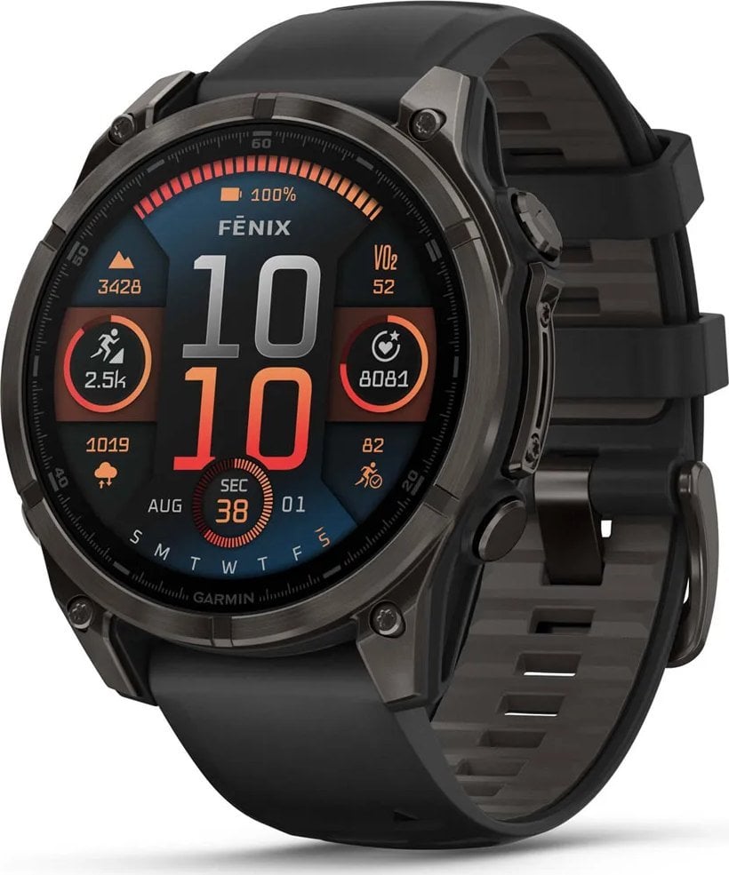 Zegarek sportowy Garmin Fenix 8 AMOLED Czarny (010-02904-21)