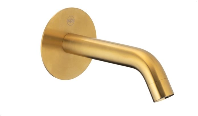 KFA MOZA Wylot Wannowy Podtynkowy, Złoty Szczotkowany PVD (836-004-31)