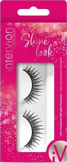 INTER-VION_Shine Look sztuczne rzęsy z kamieniami 1 para
