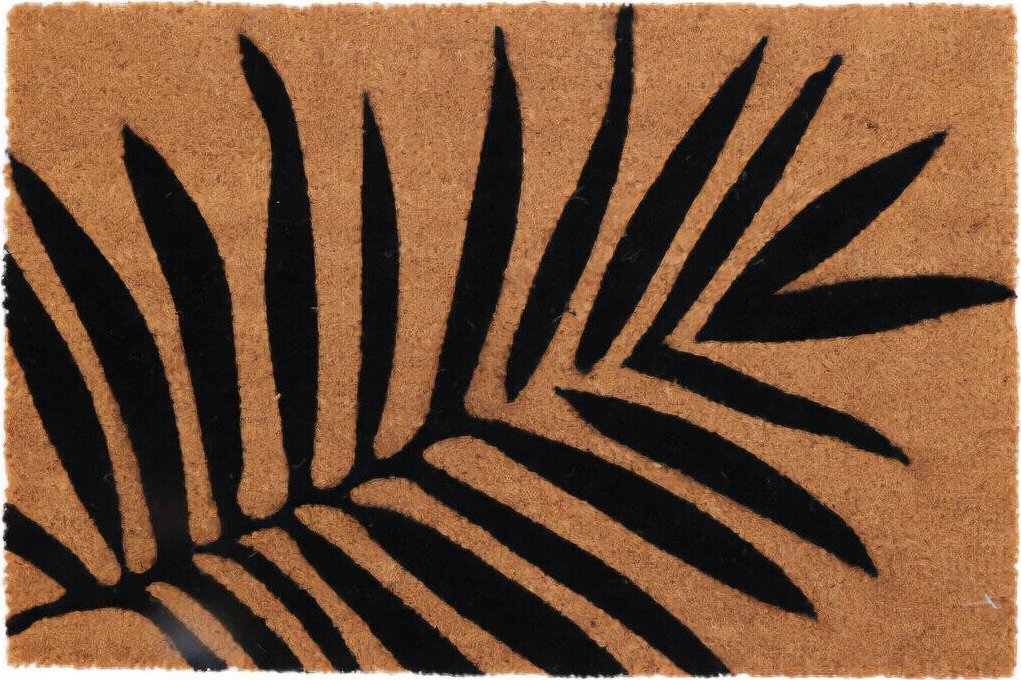 Wycieraczka z motywem roślinnym, 59 x 39 cm