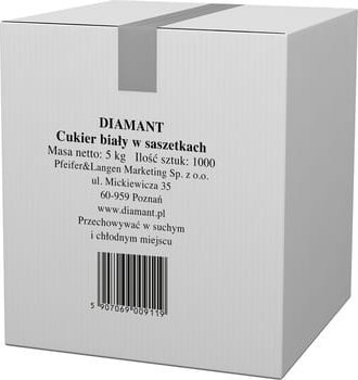 Diamant Diamant cukier biały sasz.5gx1000szt