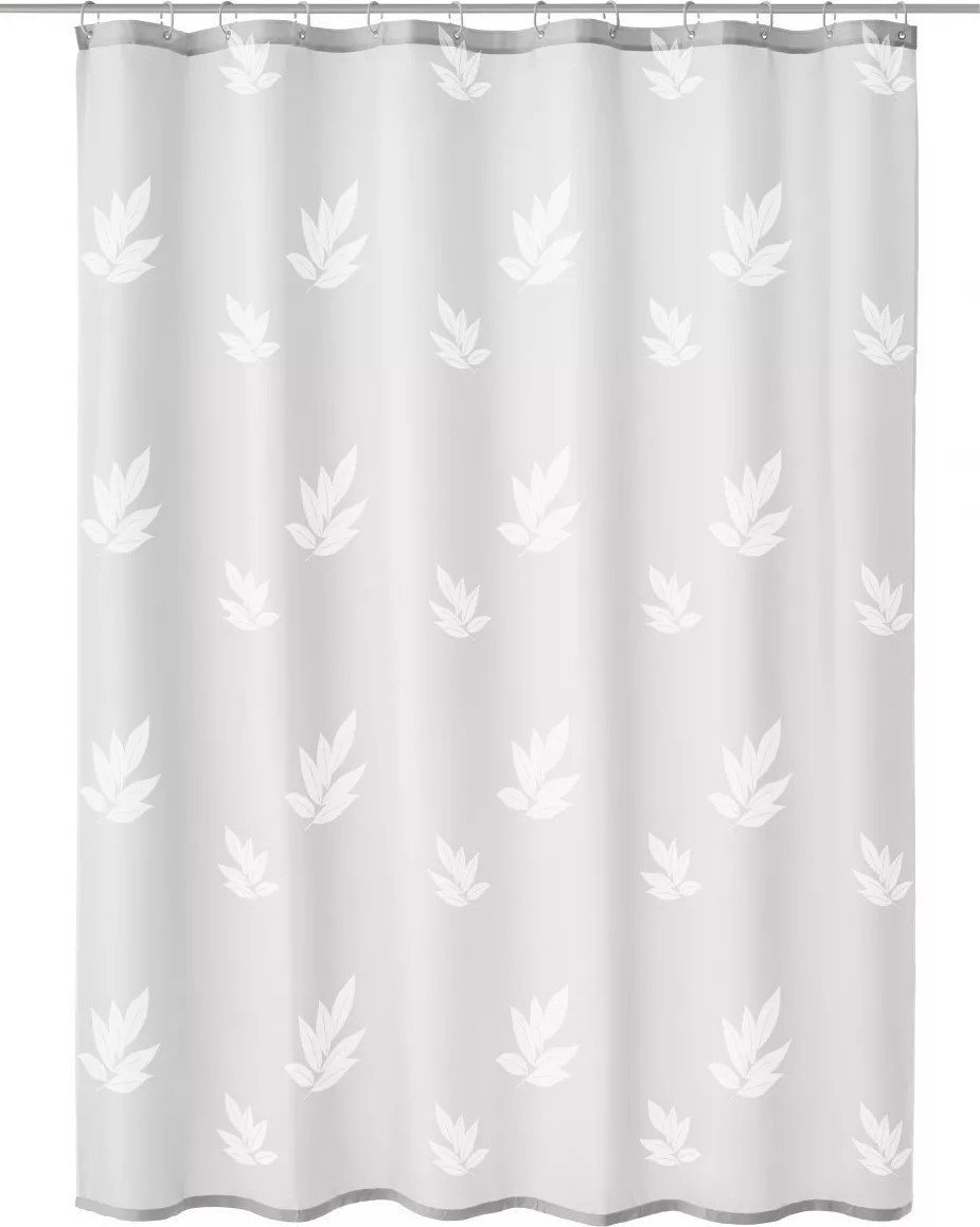 Kleine Wolke Kleine Wolke Canton Tekstylna Zasłona prysznicowa biały 180x200 cm