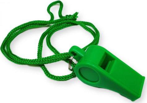 Ratujesz Gwizdek plastikowy zielony