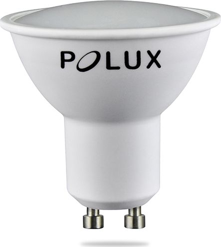 Polux Mleczna żarówka GU10 6W ciepła Polux ledowa 303264