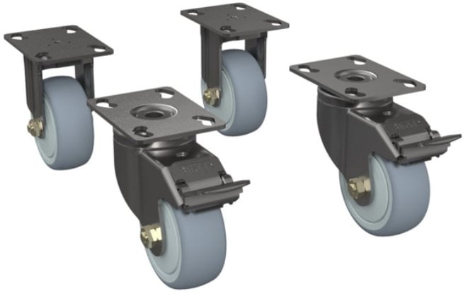 Zebra CS-RAC-WHEEL części do stojaków Kółka samonastawne