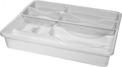 Plast Team Wkład do szuflad na sztućce dwurzędowy