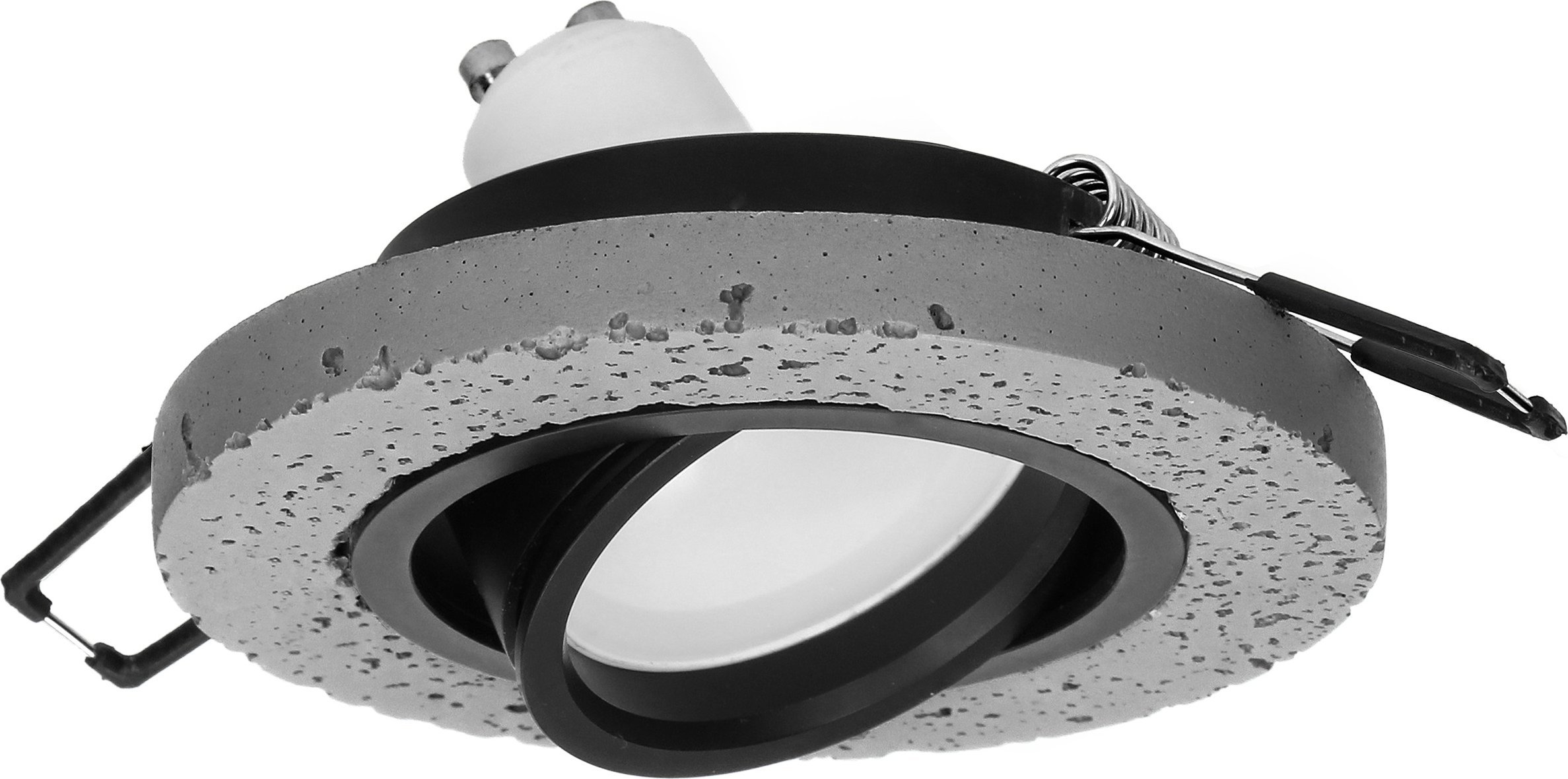 Orno HALISI RM ramka dekoracyjna oprawy punktowej, okrągła, ruchoma, czarna, MR16/GU10 max 50W