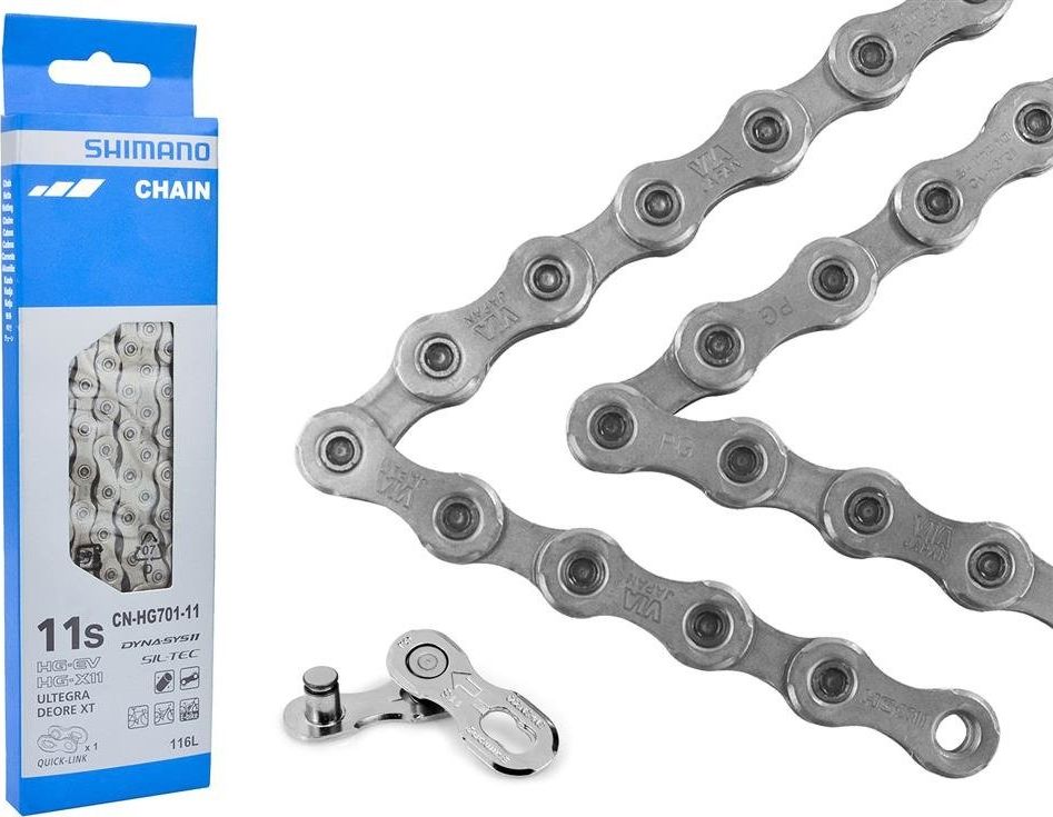 Shimano Łańcuch CN-HG701 11 rzędowy+ spinka uniwersalny