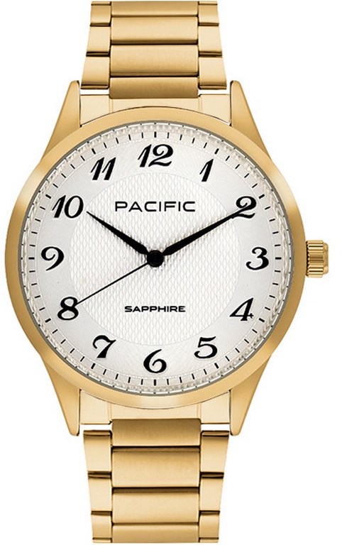 Zegarek męski PACIFIC-stalowy-szkło SZAFIR- BMB-1102-04