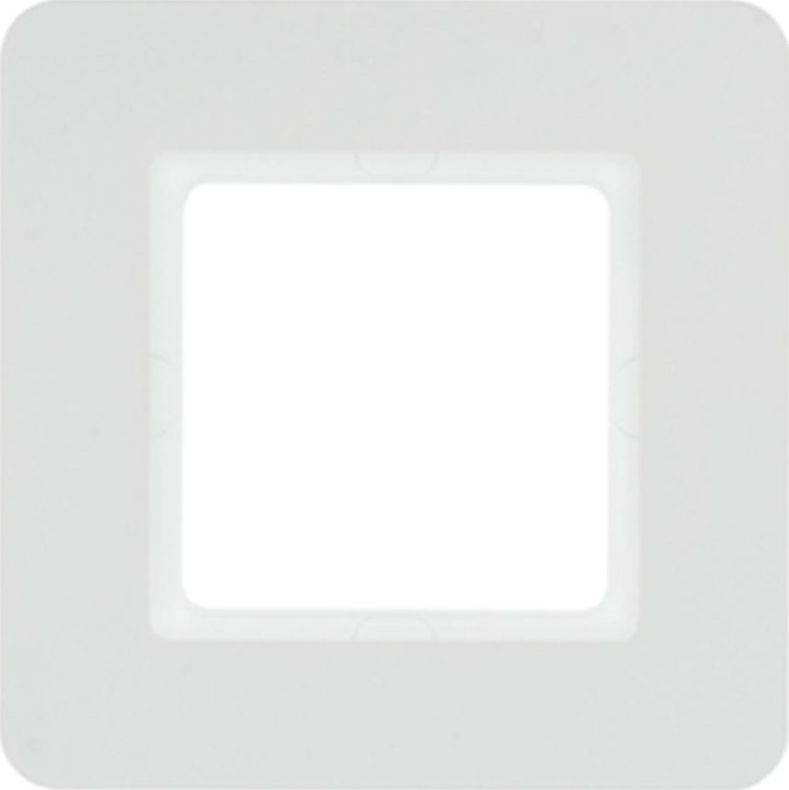 Hager Ramka 1-krotna biały aksamit lakierowany Q.7 10116189