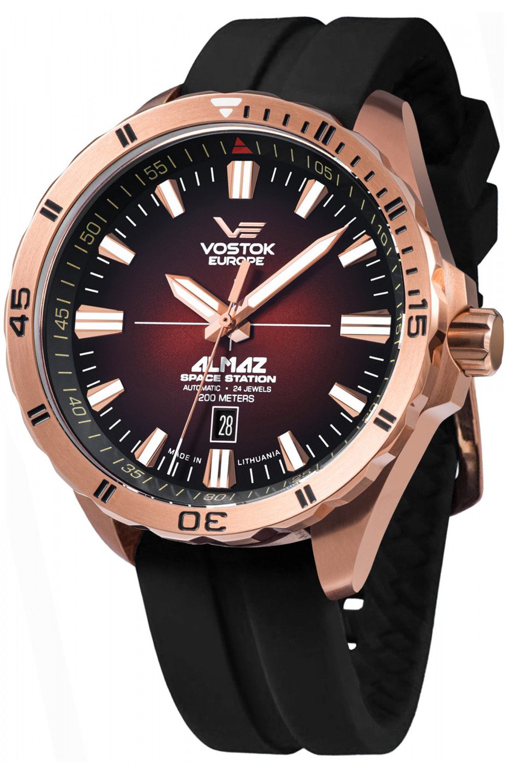 Zegarek męski Vostok Europe NH35A-320B679S czarny