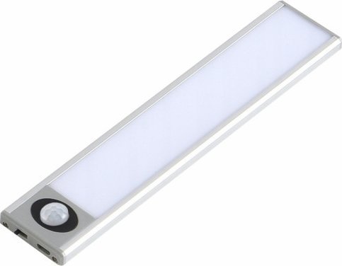 Tectake Listwa oświetleniowa LED na magnes czujnik ruchu 1W 20 cm