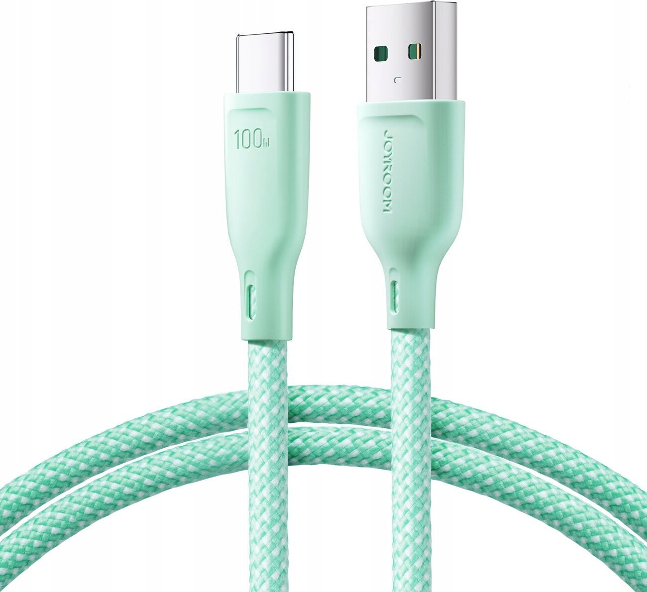 Kabel USB Joyroom USB-A - USB-C 1 m Zielony (JYR794)