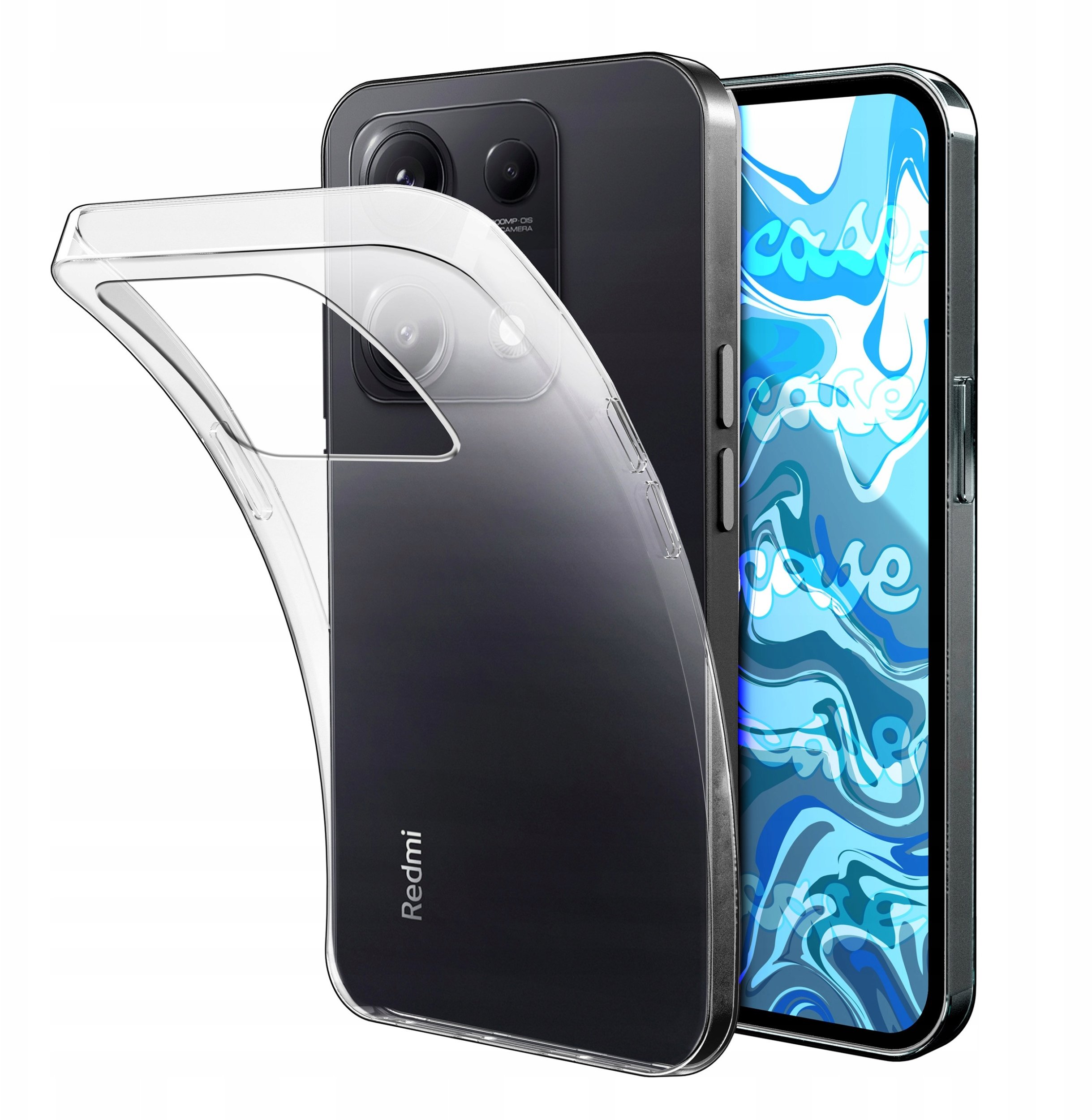 Etui Do Xiaomi Redmi Note 14S (Przezroczyste, Silikonowe, Obudowa, Case)