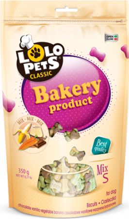 Lolo Pets Classic Ciastka - Kości mix w folii doypack S - 350g