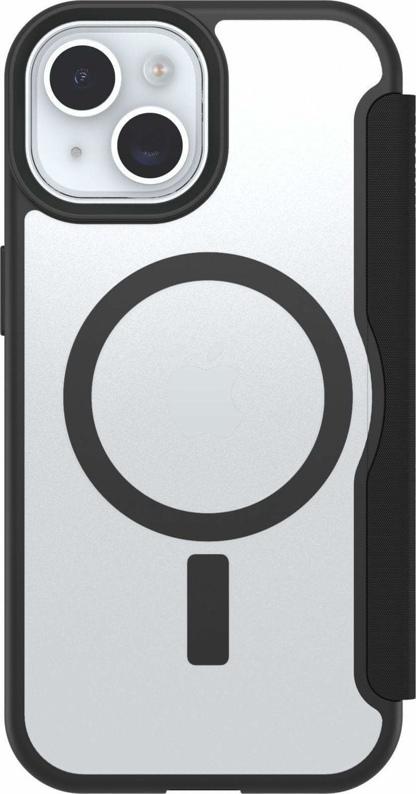 OtterBox React Folio MagSafe iPhone 16e/15/14/13 clear/black
