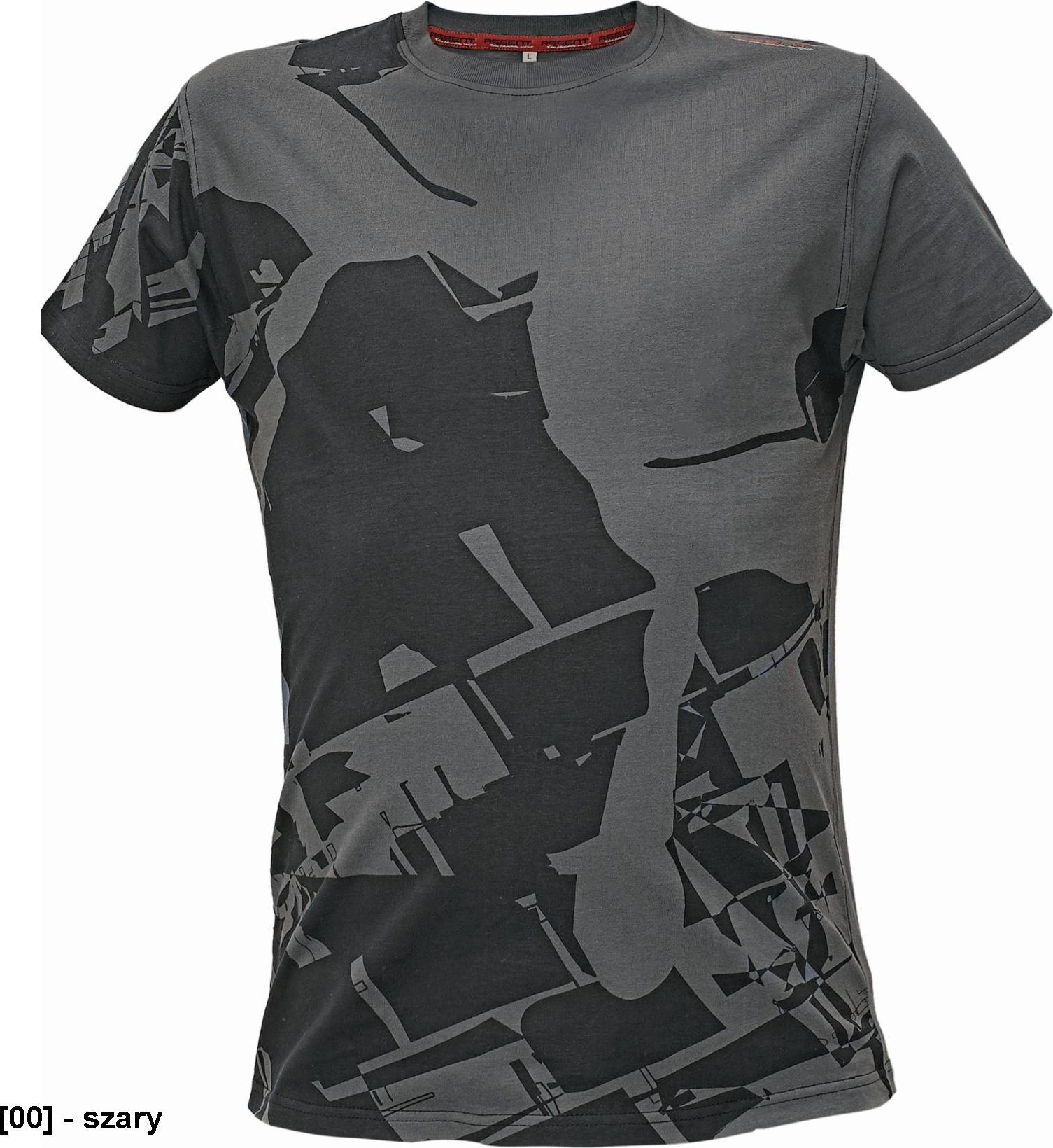 CERVA TIMARU - podkoszulek z krótkimi rękawami - szary 3XL