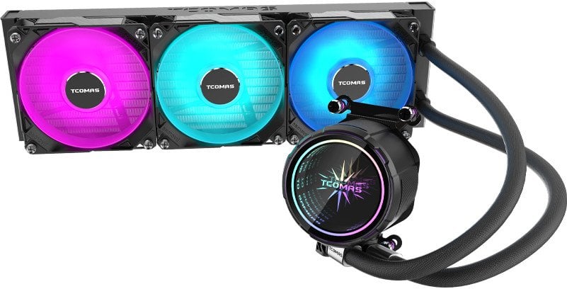 Chłodzenie wodne Tcomas LA200 360 Czarne