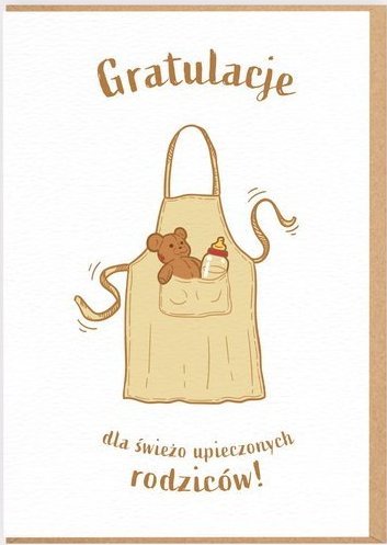 Nadwyraz.com Karnet Narodziny - Gratulacje dla świeżo...