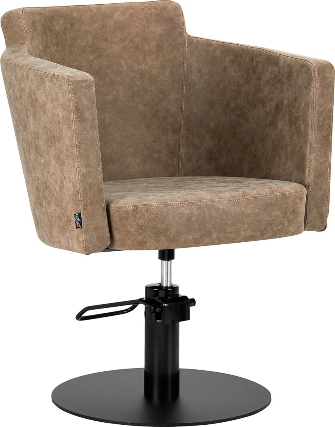 Activeshop Gabbiano Fotel fryzjerski Roma old brązowy