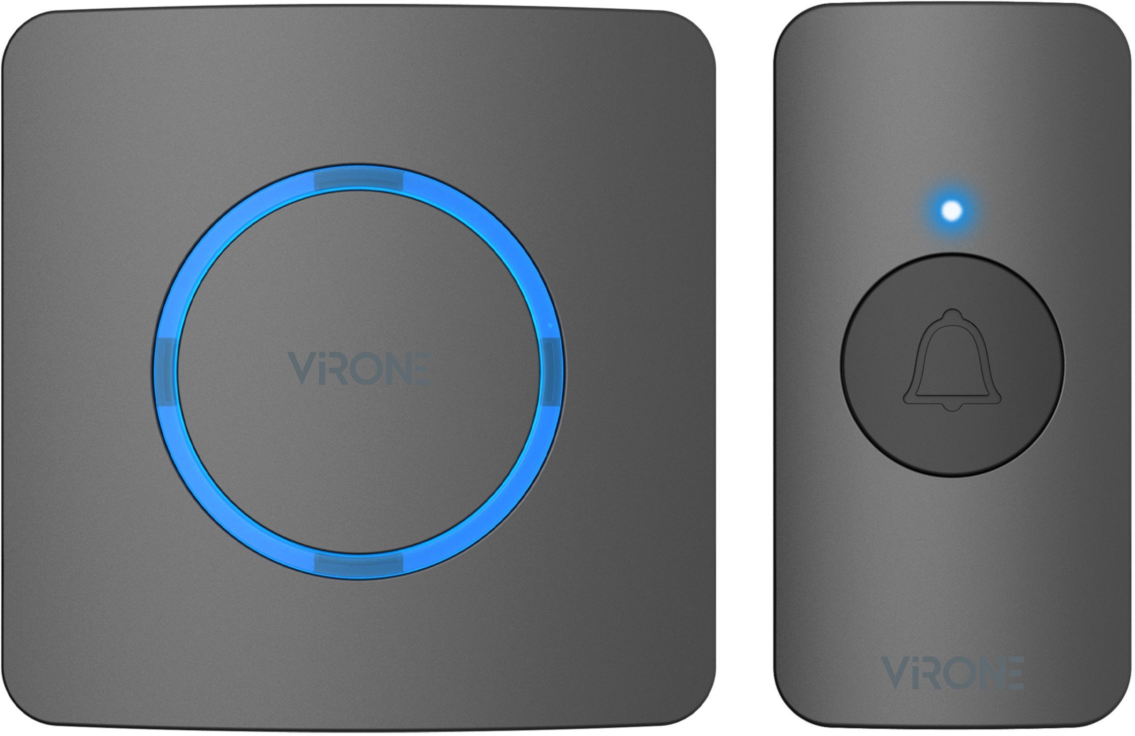 Orno bezprzewodowy dzwonek sieciowy, learning system, 38 dźwięków, 200m, czarny, DB-11/B