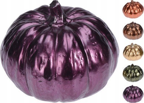 Koopman Dynia ozdobna figurka ceramiczna metalik 13 cm