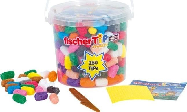 Small Foot Fischer TiP 250 - kreatywna zabawka dla dzieci, chrupki kukurydziane do zabawy uniw