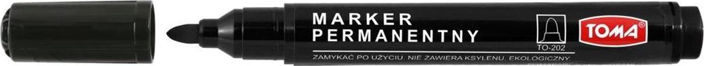 Toma Marker permanentny 202 czarny (10szt)TOMA