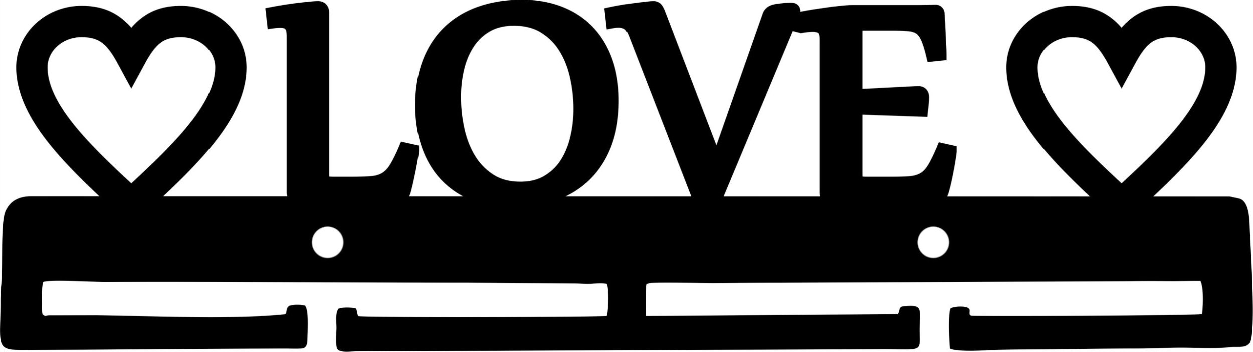 naSciane Wieszak na medale PREZENT DLA BIEGACZA LOVE 40 CM