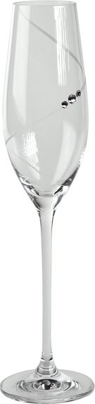 Diamante 2x Kieliszki do szampana Silhouette