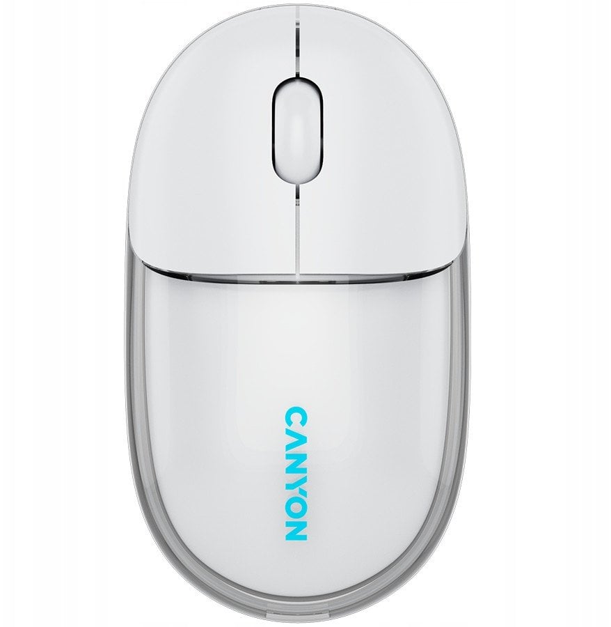 CANYON mouse OnClick 24 BT/ Wireless Transparent/White