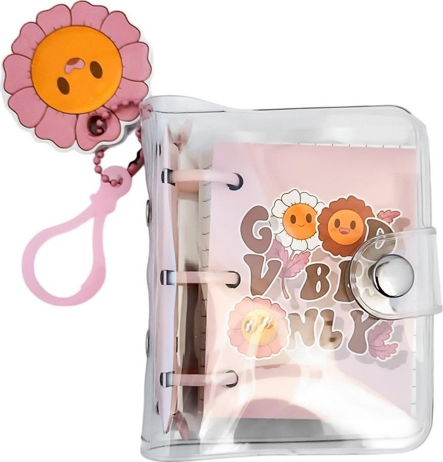 Mini notes z okładką i karteczkami samoprzylepnymi