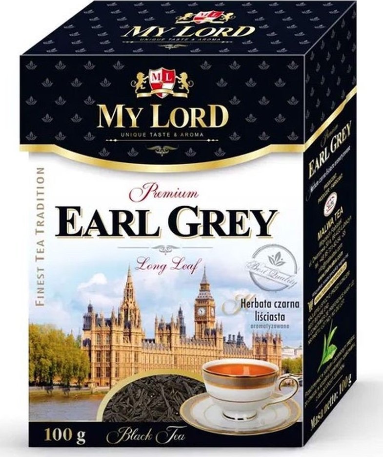 Malwa My Lord Earl Grey herbata czarna liściasta 100 g